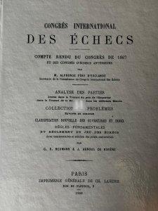 Congres international des Echecs Paris 1867