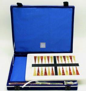 Elegante Backgammon in marmo - 30 x 23,5 cm