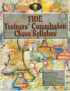 Fide Trainers Commission Chess Syllabus - 2nd hand