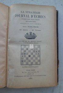 La stratégie, Journal d'Échecs, 40e Volume 1907 - 2a mano