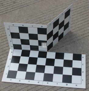 Tournament Folding Chess Board with 2.25 Squares - Double Fold