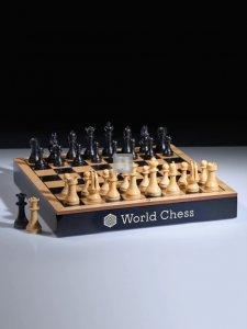 “The World Chess Cabinet” Chess and chessboard/container box (FIDE Approved)