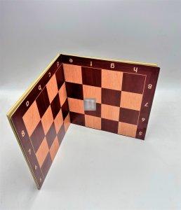 Tournament Folding Chess Board with 2.25 Squares - Double Fold