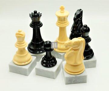 Trophies chess pieces with a marble base, perfect for awards!