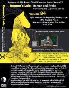 Vol.84 Rybka`s quest for replacing the Ruy Lopez + Vol. 92 Staggering Novelties That Rewrite Modern Opening Pages - 2 DVD