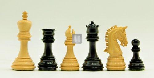 Solid Wooden Chess Set for the Blind and Visually Impaired - 3.75