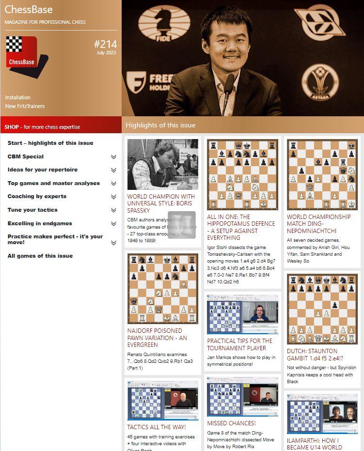 ChessBase Magazine 213